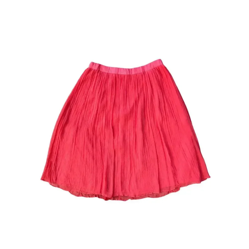 J Crew Pink Crepe Double Layer Skirt  Size 10 Skirt Vintage